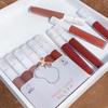 6 Sets of Lip Glaze Set Velvet Mist Non-fade Non-stick Cup White Lip Mud Matte Lipstick Long-lasting Waterproof Student Cosmetics Beauty Products