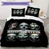 Rammstein Heavy metal band Prints bedding, duvet cover and pillowcases, birthday gift (1 duvet cover + 2 pillowcases, pillow insert not included)JM005