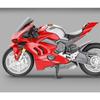 1/12 Assembly Version H2R Alloy Motorcycle Model Diecasts & Toy Metal Sound and Light Toys Car Collectibles Children’s Gifts