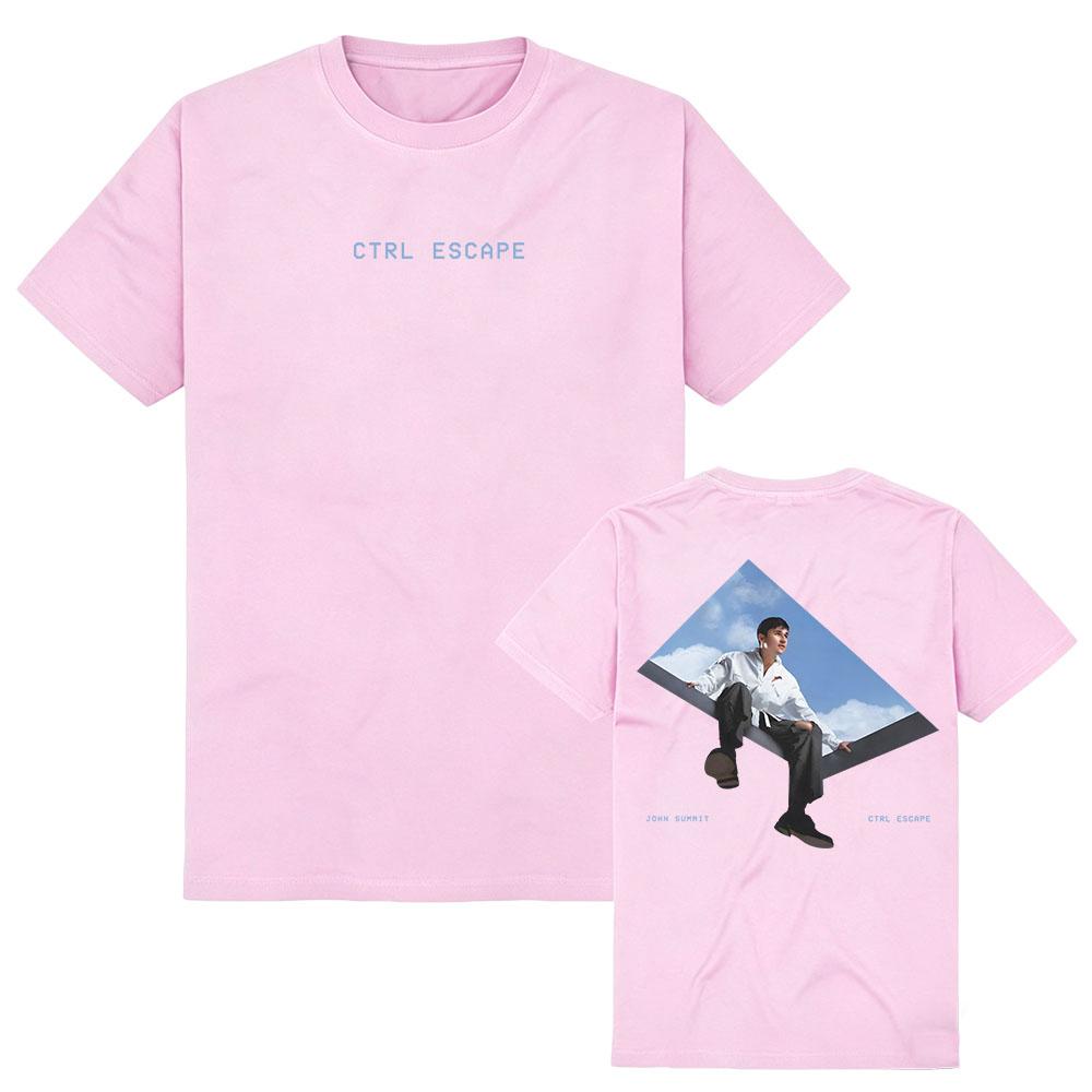 CTRL ESCAPE Tee JOHN SUMMIT Singer Design T-shirt Unisex Streetwear Cotton Short Sleeve Soft Male Tshirts Graphic Print Merch