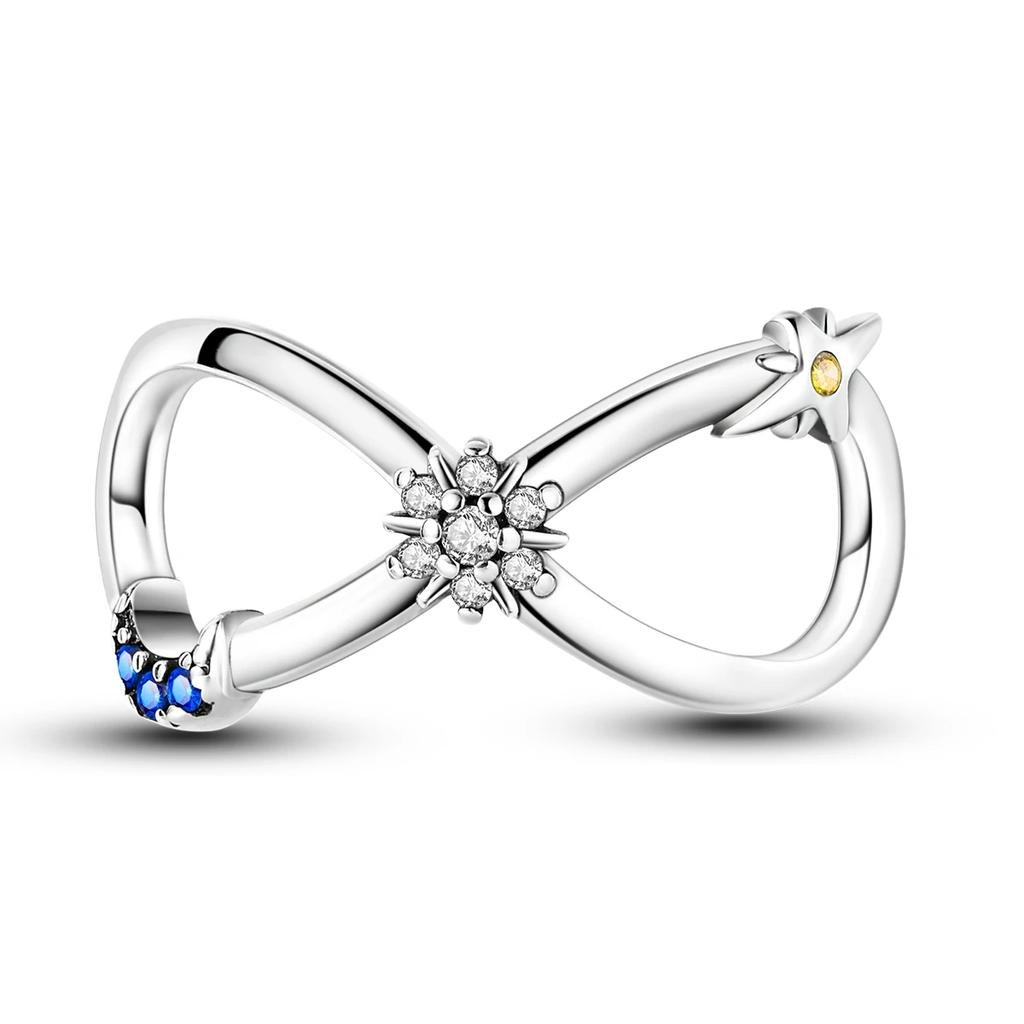 New Collection Copper Sisters Bear Flower Charms Bead Fit Original Bracelet Jewelry For Woman Diy Gift