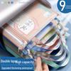 Double-Layer Waterproof A4 File Bag for Students - Portable, Zippered Stationery Organizer