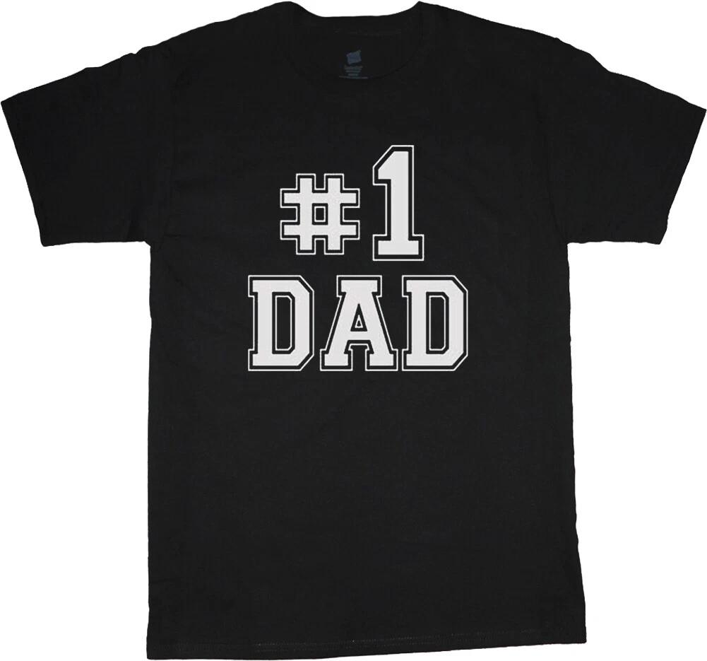 #1 Dad Fathers Day Birthday Gifts Mens Graphic Tees Clothing Apparel