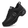 Large Size Women's Leather Sneakers Air Cushion Running Shoes Women's Non-slip Soft-soled Shoes Travel Shoes Dance Shoes