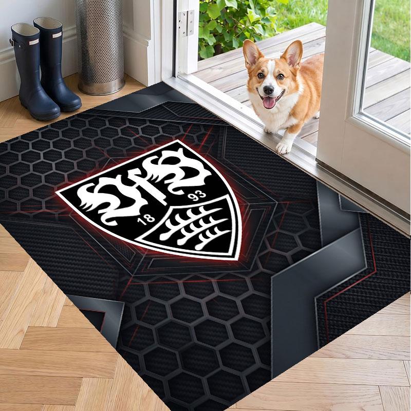 Soft Floor Carpet VfB Stuttgart Pattern Area Rug Decorative Mat For Home Room Decoration