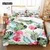 Tropical Green Plant Bedding Set Duvet Cover Set 3d Bedding Digital Printing Bed Linen Queen Size Bedding Set Fashion Design