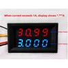 4 Digit Dual Display LED Voltage Current Meter DC 0 To 200V High Accuracy Ultra Small 48x29x21mm Size Compact Design