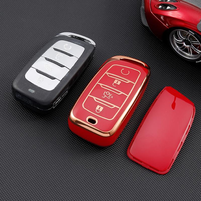 TPU Car Remote Key Case Cover Bag Shell Fob Holder for Changan CS25 CS35Plus CS85 CS95 Protector Accessories