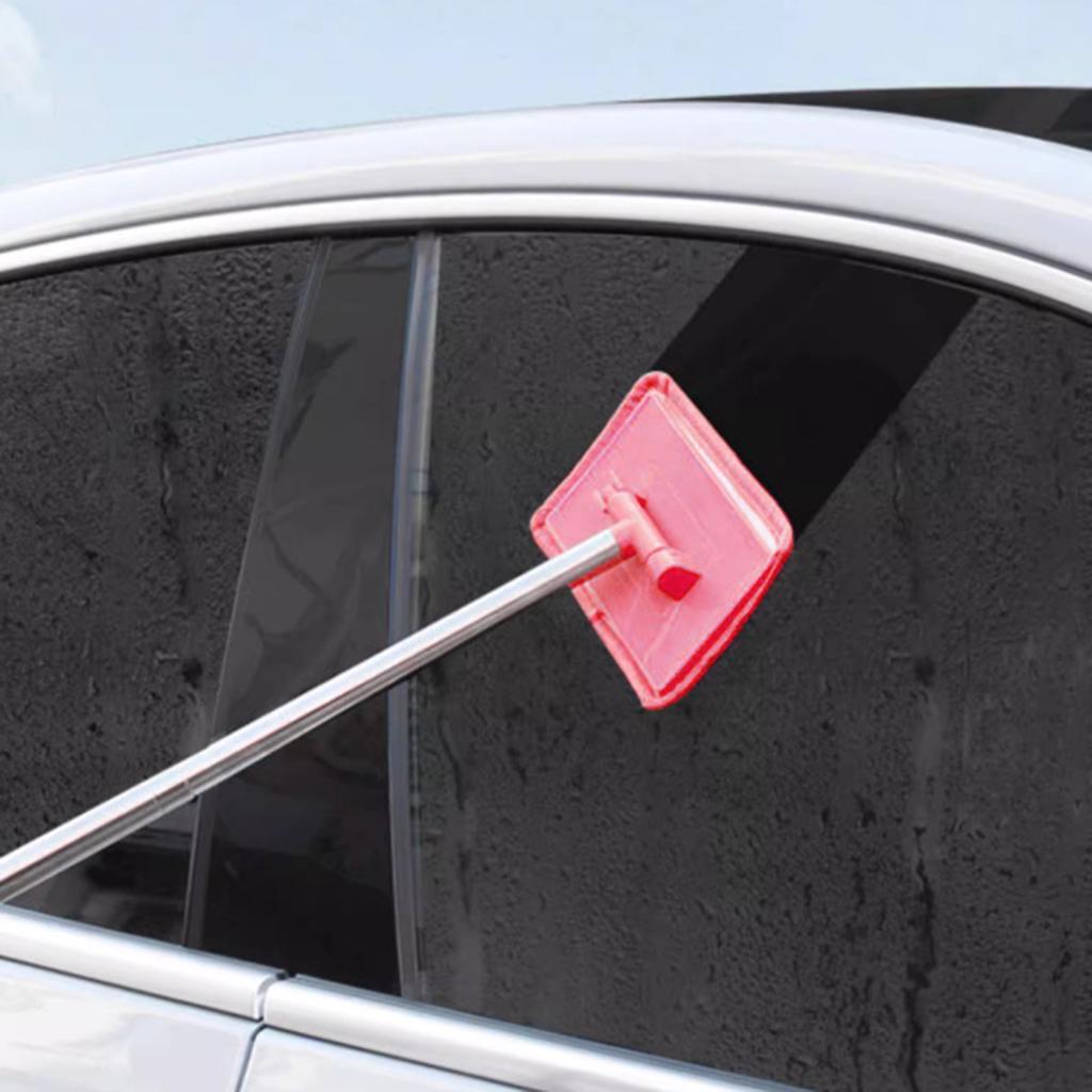 Швабра для мытья окон с длинной ручкой, инструмент для чистки лобового стекла, аквариума, автомобильного внутреннего стекла, стеклоочистителя для ванной комнаты, кухни, столешницы, стеклянных стен, окон