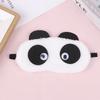 Cute Design  Accessories Plush Panda Face Eye Mask Travel Sleeping Soft Eyeshade Portable Sleeping Cover
