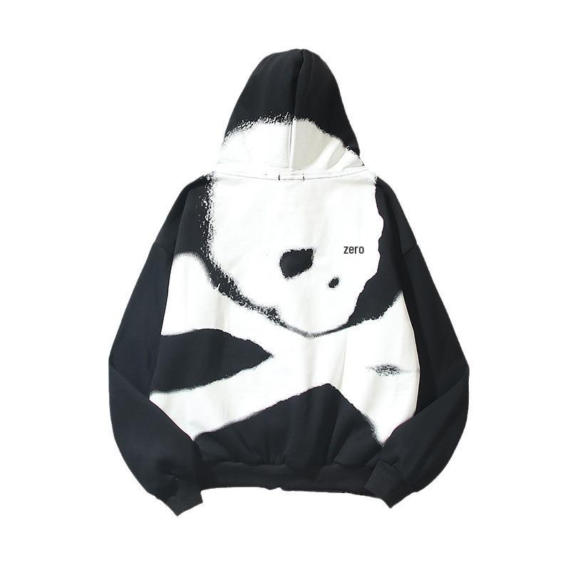 Унисекс флисовая толстовка-кардиган на молнии с принтом черепа Travis Scott