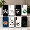 A-Aphex T-Twins-S Логотип A-Art Чехол для телефона для Samsung Galaxy A73,A72,A71,A70,A53,A52,A51,Мягкий силиконовый черный чехол