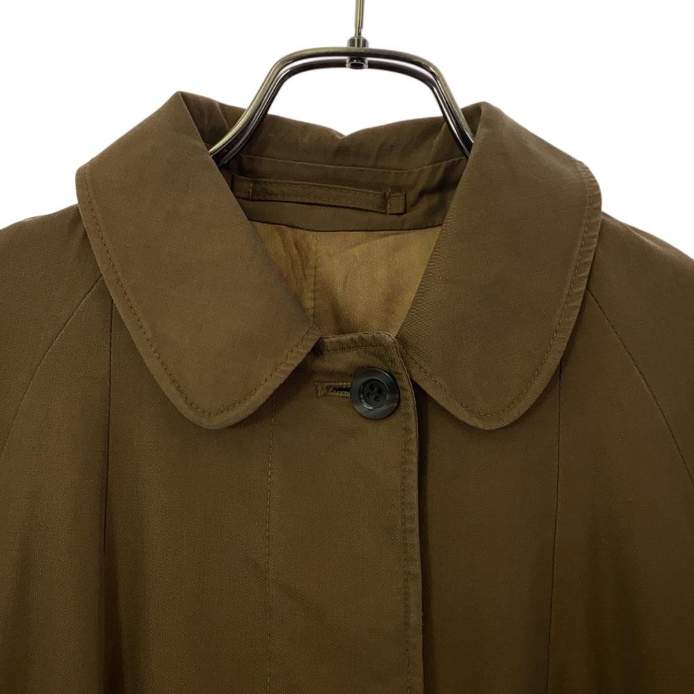 Aquascutum 60-е годы Сделано в Великобритании Aqua5 Длинное пальто Коричневое Старое винтажное Женское Б/У