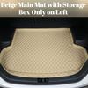 Custom Leather Trunk Mat Fit for BAIC BJ30 2024-2026, Stain Resistant Car Rear Cargo Liner Interior Protective Accessories