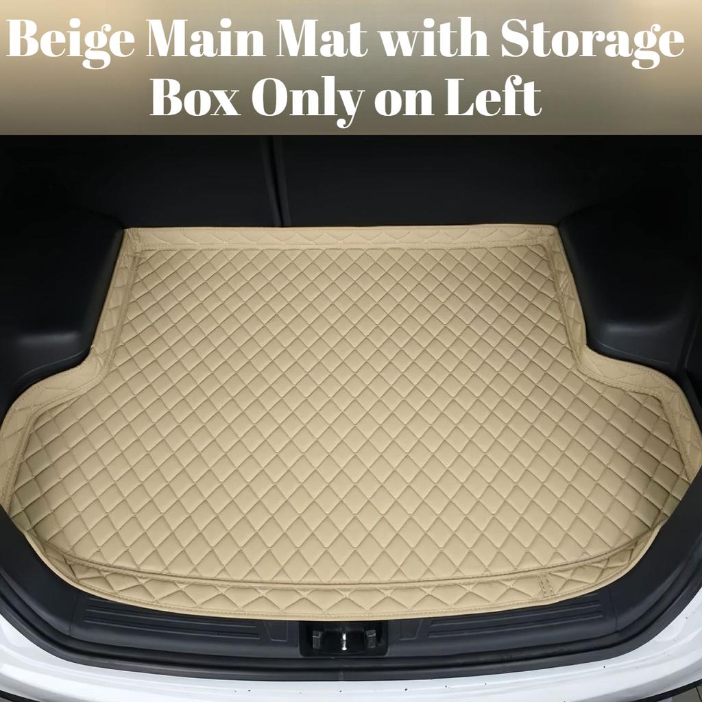 Custom Leather Trunk Mat Fit for BAIC BJ30 2024-2026, Stain Resistant Car Rear Cargo Liner Interior Protective Accessories