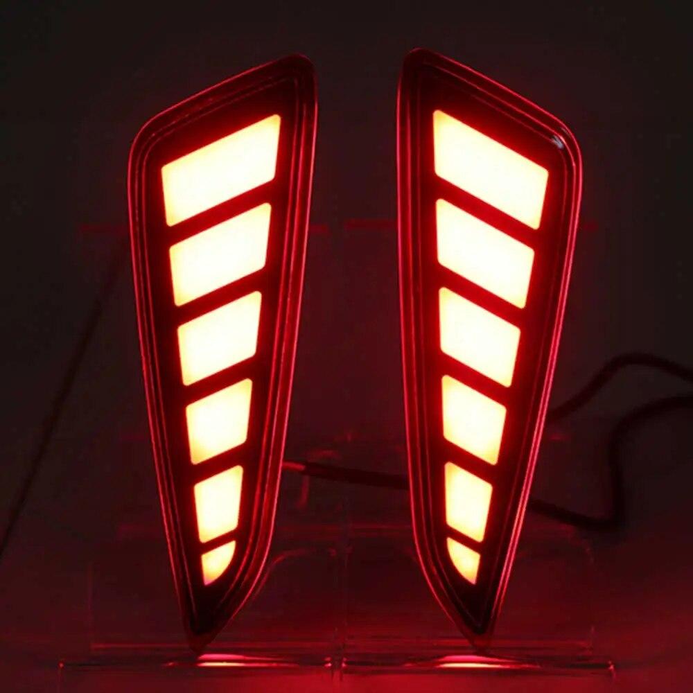 Автомобильный мигающий многофункциональный отражатель, задний противотуманный фонарь, задний бампер, стоп-сигнал для Toyota C-HR CHR 2016 2017 2018