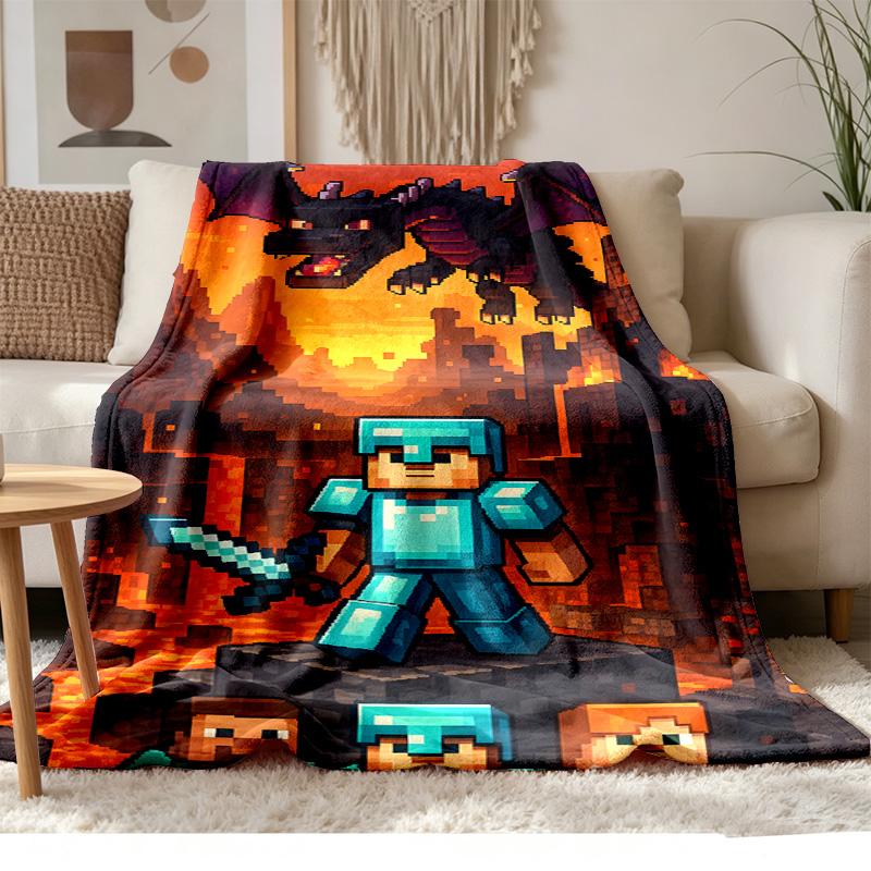 Creeper Explosion Soft and comfortable flannel Suitable for sofas living rooms outdoor camping travel and also makes a great anniversary gift
