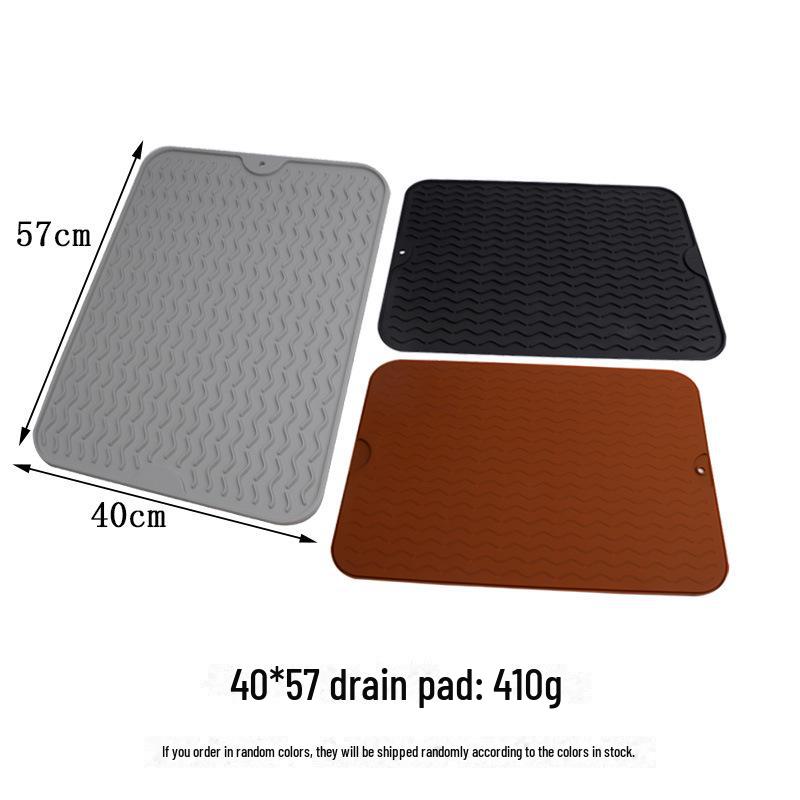 Silicone Placemat: Waterproof, Heat-Resistant Drain Pad & Table Mat for Air Fryer, Glass, Tableware