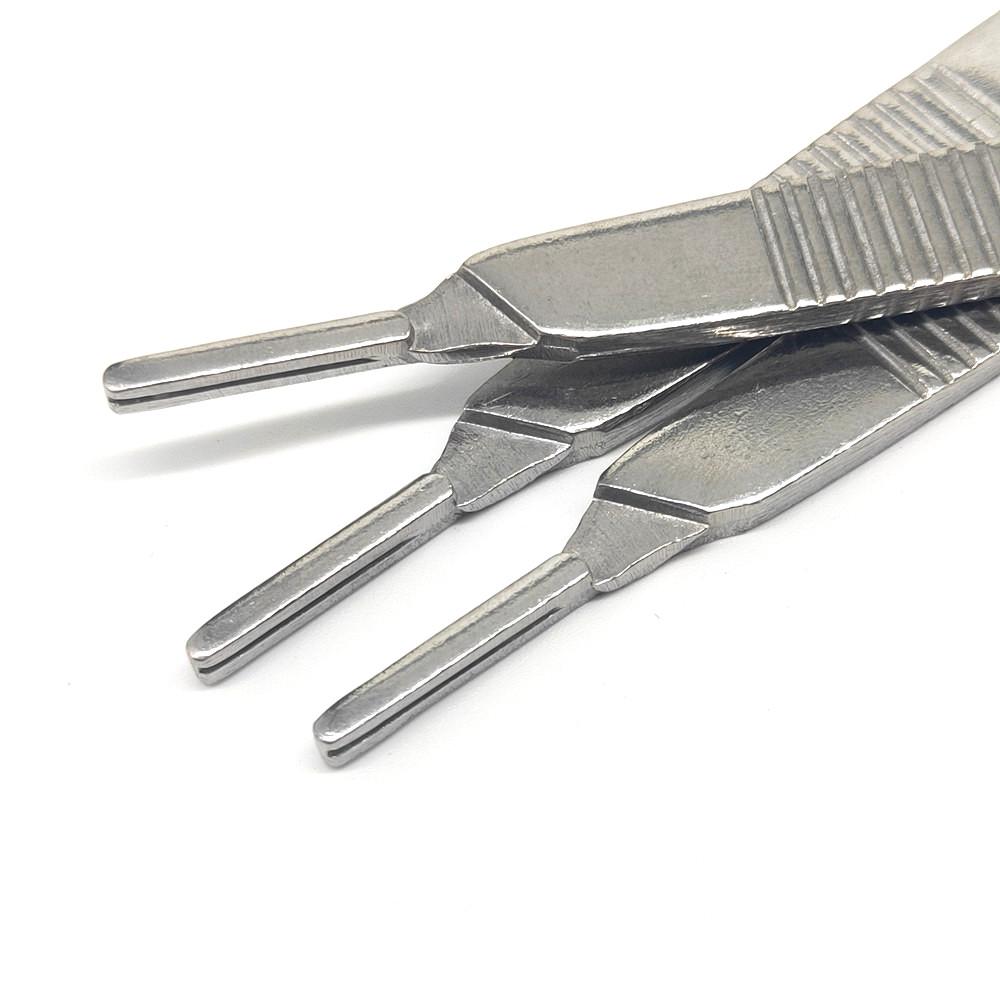 Ручка стоматологического скальпеля № 3 и № 4, ручка лезвия стоматолога, рукоятка для полости рта, хирургический инструмент, инструменты для стоматолога из нержавеющей стали