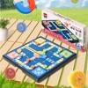 Магнитный набор игры в лудо Deli YW175-F