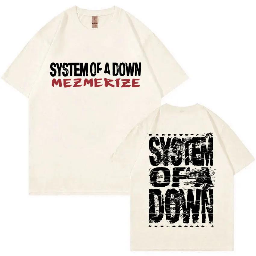 Винтажная альтернативная метал-музыка рок-группа System of A Down Mezmerize футболки мужские женские футболки мужская мода футболка оверсайз