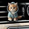 Милый котенок автомобильный дефлектор зажимы многоразовый автомобильный диффузор кошка воздушный дефлектор зажимы автомобиль