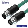 Промышленный Ethernet-кабель M12 на M12, 8-контактный, с A-кодировкой