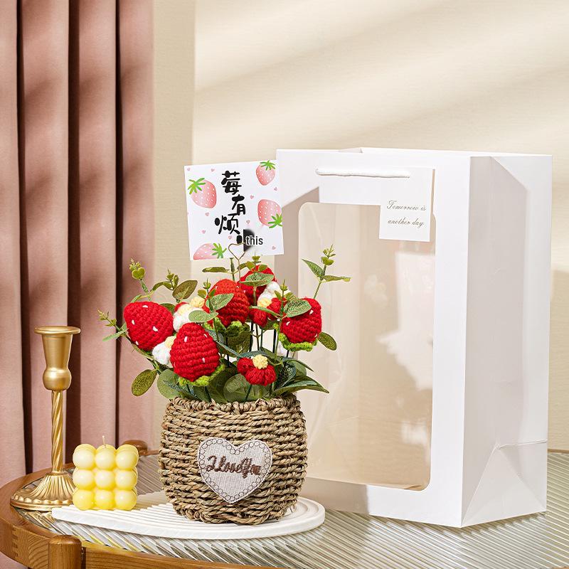 Preserved Flower Bouquet with Little Bear for Graduation, Birthday, Teacher's Day, or Special Friend