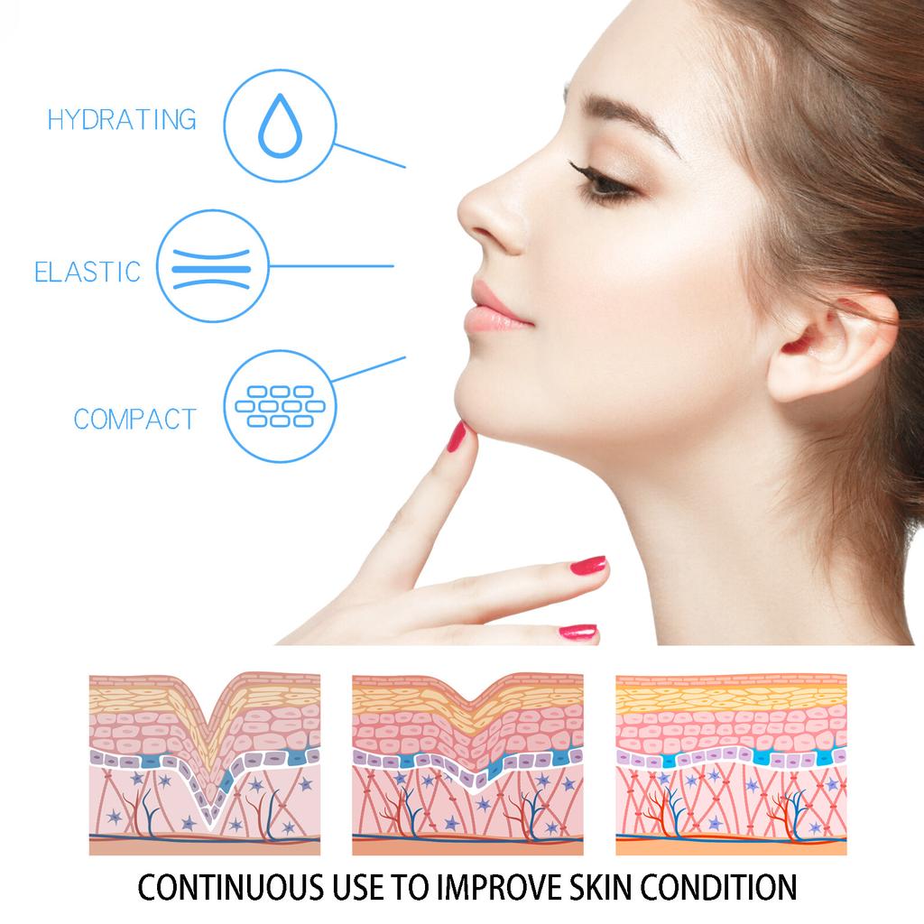 Гиалуроновая кислота Увлажняющая сыворотка для ухода за кожей лица против морщин, осветляющая и укрепляющая эссенция для кожи