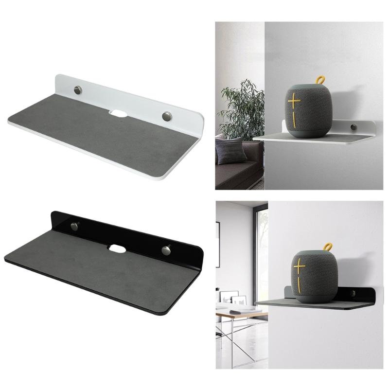 Универсальная настенная полка держатель для динамиков для маленьких портативных динамиков смартфонов настенная плавающая полка настенное крепление стойка