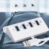 4 Port USB Hub Multiple Interfaces OTG Hub Adapter For Phone Tablet Desktop
