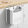 Wall-Mounted Foldable Kitchen Trash Can - Large, Durable, Multifunctional Hanging Bin