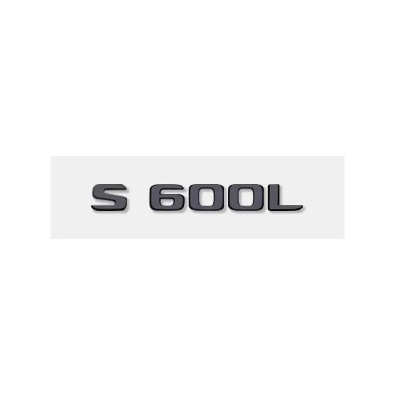 Benz amg S320L S350L S400L S500L S450L S600L letter logo car sticker for mercedes benz S class refit rear boot displacement trunk label