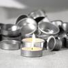 12 Pcs Mini Candle Jars Round Metal Candle Cups Tea Light Tins DIY Tealight Holders Home Decor DIY Handmade Candle Containers