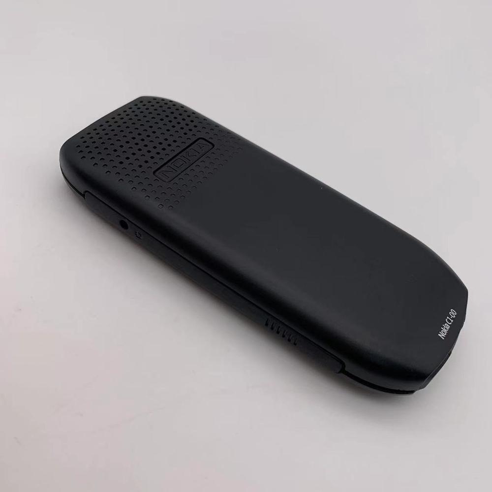 Восстановленный Оригинальный Мобильный телефон Nokia C1-00 с двумя SIM-картами Не поддерживает русский язык С двумя SIM-картами