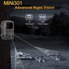 Mini Trail Camera With Ir Led, Night Vision Hunting Motion, Ip65 Waterproof,outdoor Wild Po Traps,1080p,20mp Range Up To 65ft