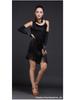 Charming Dancer Sequin Tassel Latin Dance Costume for Women