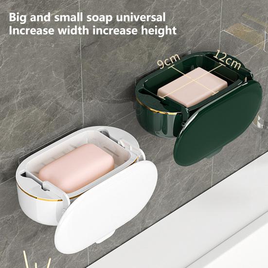 Держатель мыла настенный ящик типа Punch Free Space Saving Wall Hanging Bathroom Мыльница для хранения ежедневного использования