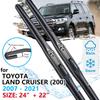 Подходит для Toyota Land Cruiser 2008-2020 Дворник 24 дюйма + 22 дюйма Дворник Дворник