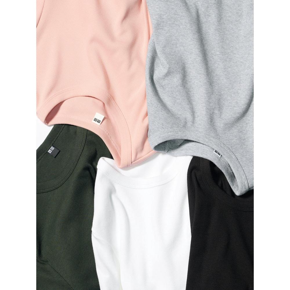 Uniqlo Футболка с круглым вырезом Japan SofT Rib