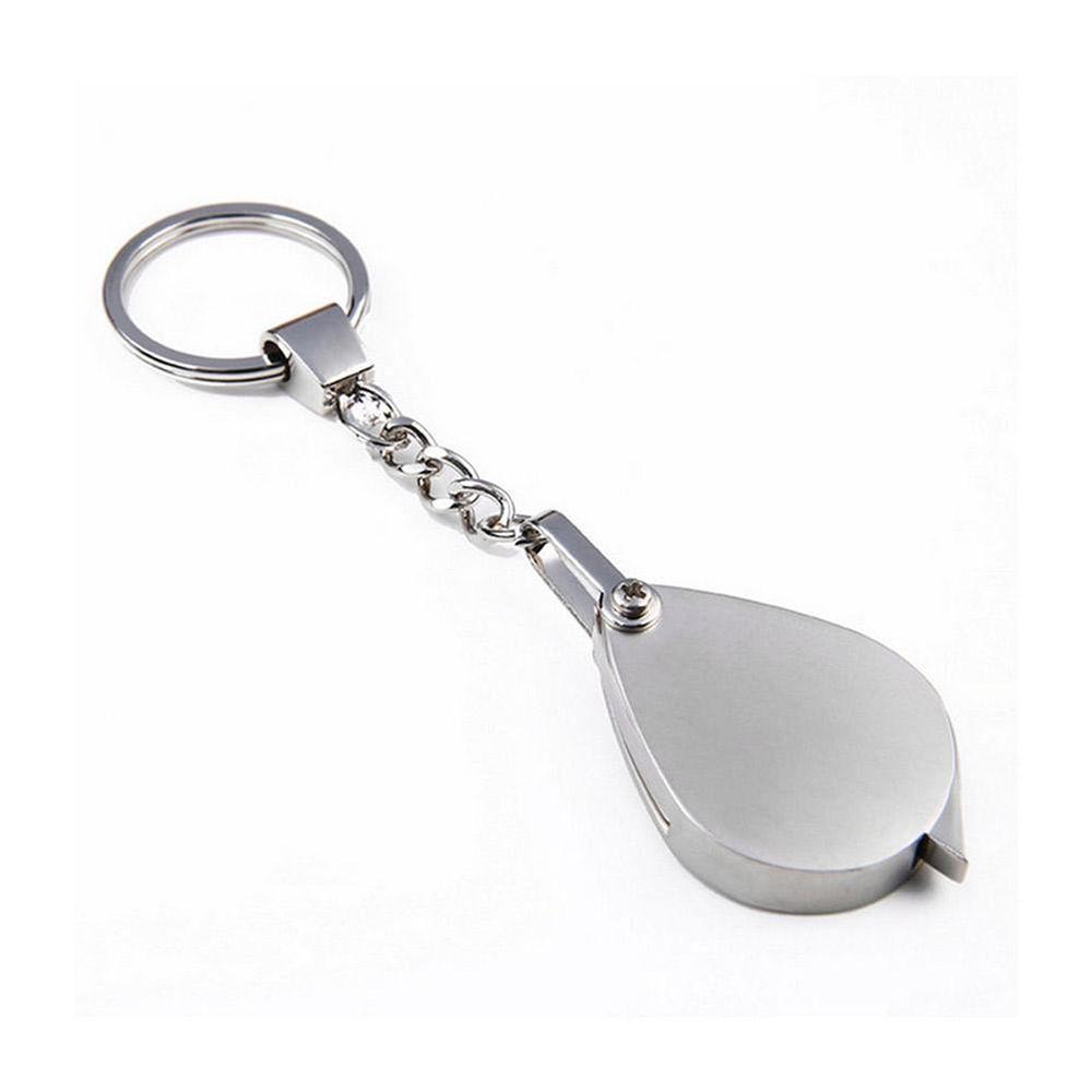 Professional Handheld HD Key Chain Magnifiers 15X Magnifying Glass Lens Folding Magnifiers