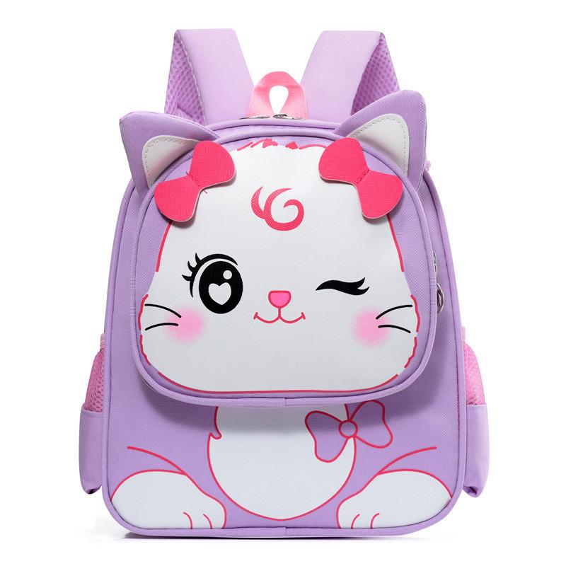 Trendy Lightweight Oxford Cloth Toddler Backpack For Preschool Kids 3-6 Years