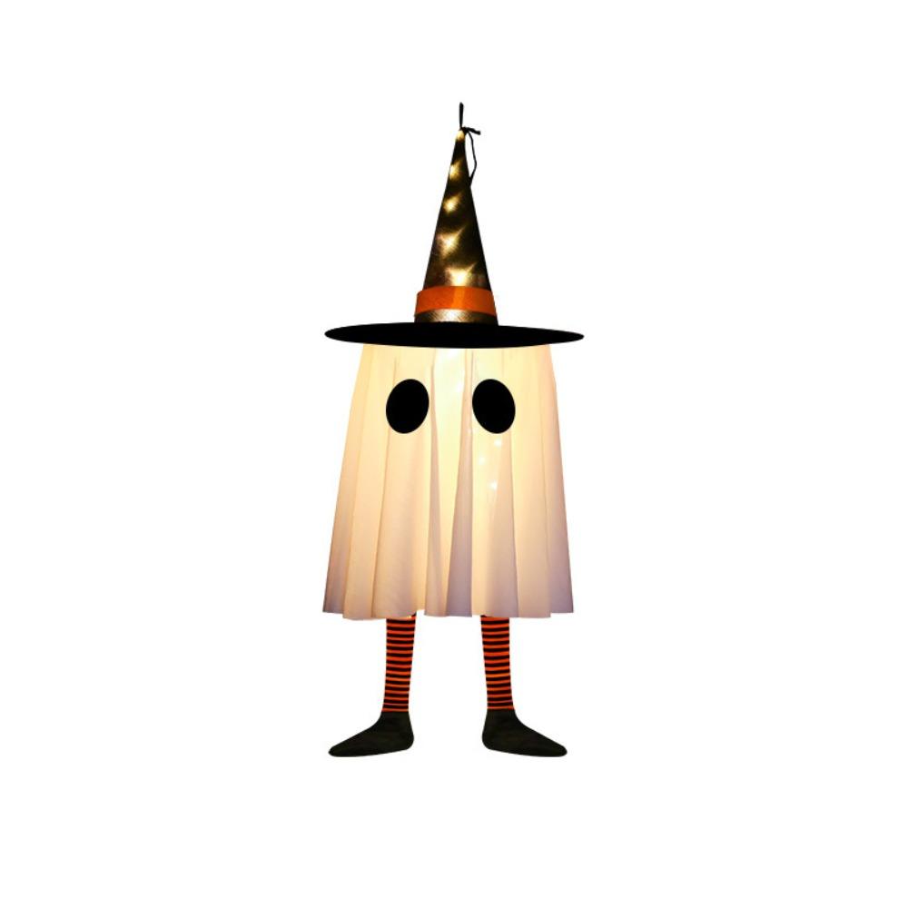 Flashing LED Specter Luminous Specter Ceiling Hanging Halloween Hanging Ornament  Porch