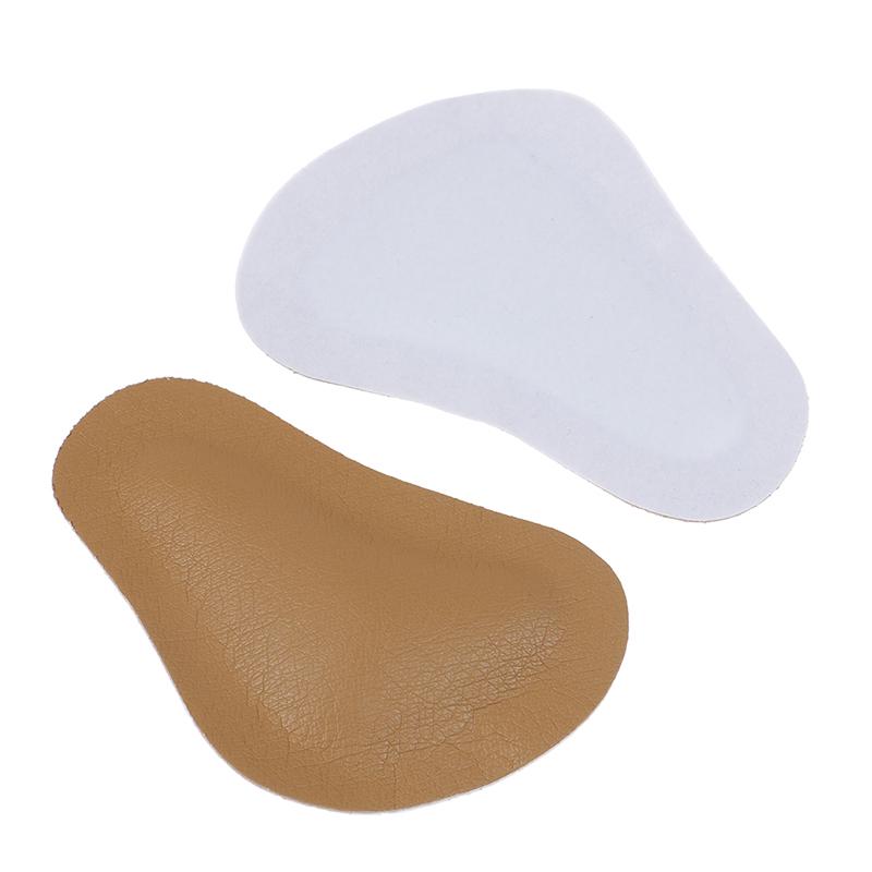 Стельки из искусственной кожи для поддержки свода стопы для женщин с высоким каблуком, массажная подушка