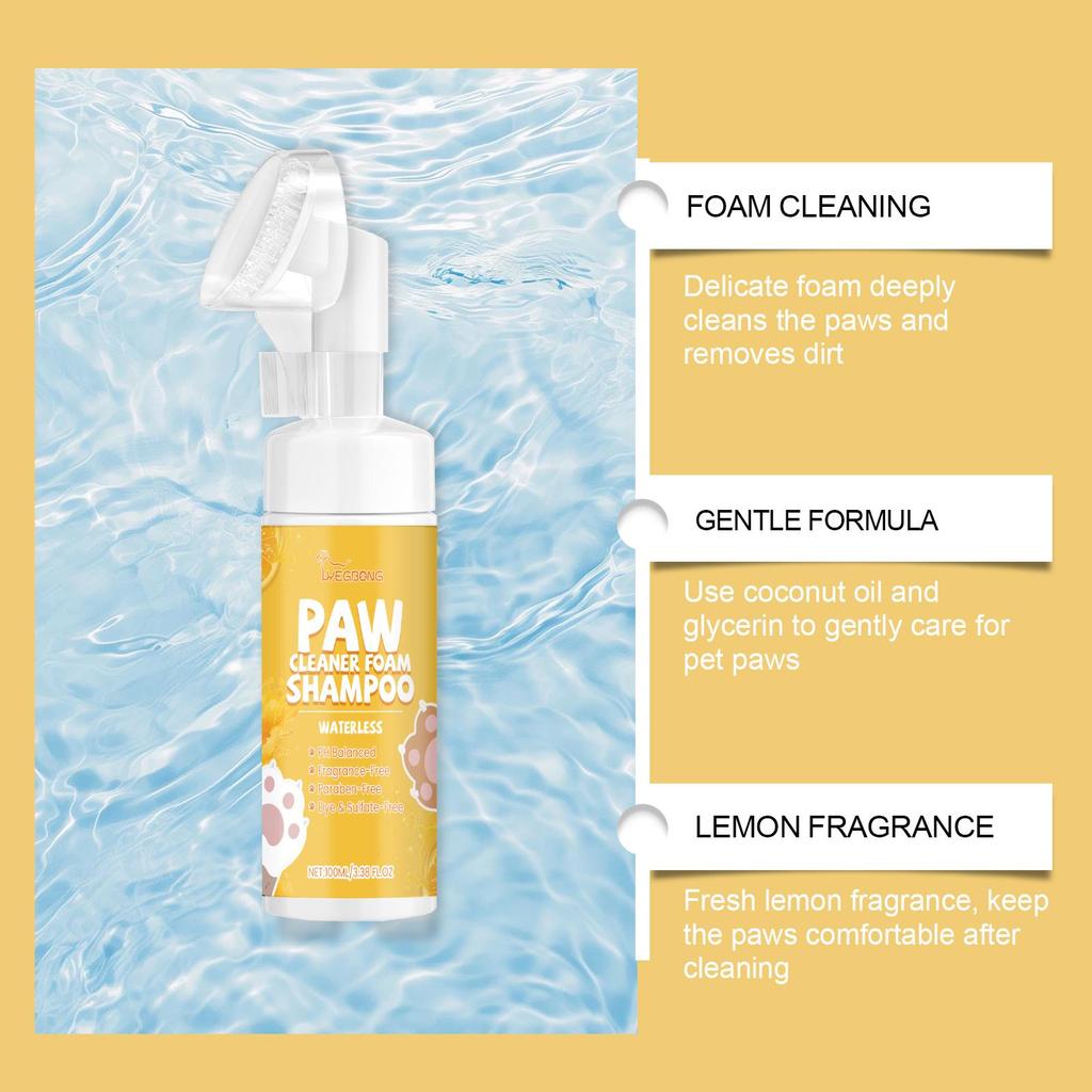 YEGBONG Пенка для лап питомца Уход за питомцем Увлажняющая Питательная Увлажняющая Лапы кошки и собаки