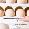 1 шт.-Подставка для яиц для холодильника, съемная, откидная, для хранения яиц, подставка для яиц на боковую дверь холодильника с таймером