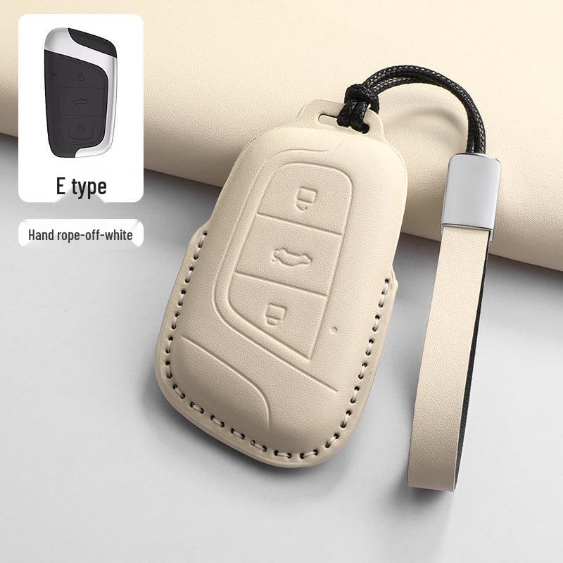 Chery Key Case for Tiggo 8, Tiggo 9, Arrizo 5, Tiggo 7 - Alcantara Key Bag with Buckle