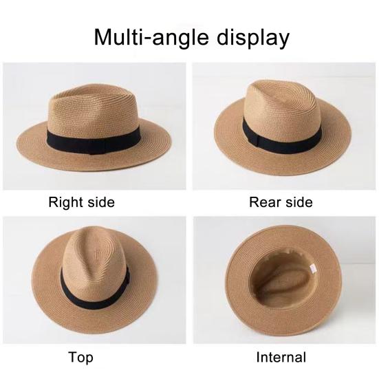 Женская соломенная шляпа с широкими полями, шляпа для защиты от солнца, дышащая легкая шляпа с защитой шеи, идеально сидящая шляпа от солнца
