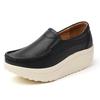 New Spring Women Flat Platform Loafers Shoes Ladies Suede Leather Hollow Casual Shoes Slip On Flats Moccasins Creepers