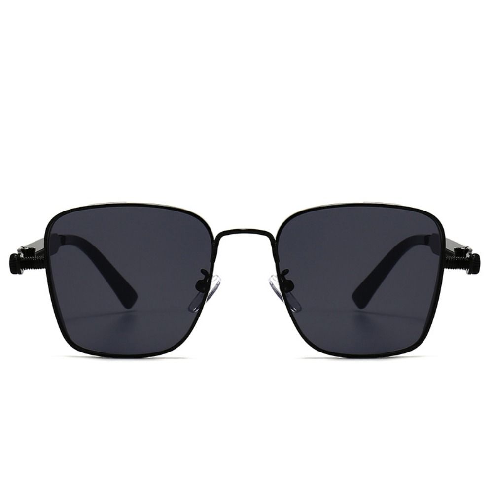 Eye Protection Retro Sunglasses Punk Black Shades Glasses Metal Frame Sunglasses for Women Men